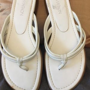 Markon Leather Flip Flop Sandals. 10M